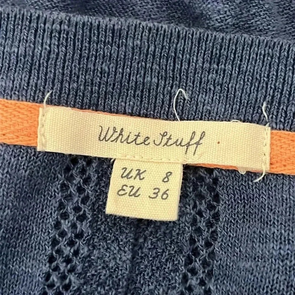 White Stuff Longline Knit Long Sleeve Cardigan - Picture 11 of 13